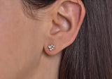 Mismatched Multi Stone Studs