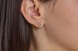 Mismatched Multi Stone Studs