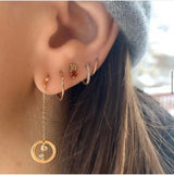 Yin-Yang Drop Earrings