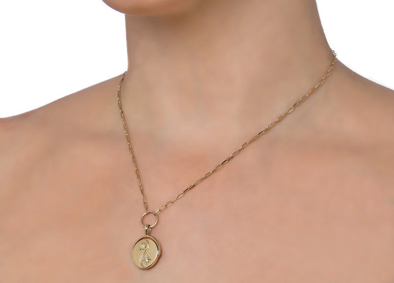 Flip Medallion Necklace