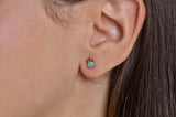 Trio Citrine and Opal Studs